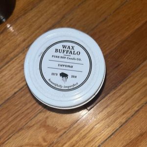 NEVER USED WAX BUFFALO VERONA CANDLE